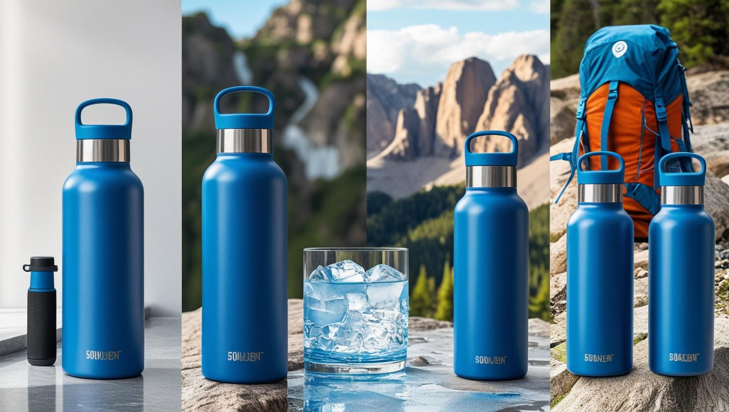 Garrafa Térmica Inox 500ml – Mantém sua bebida quente ou gelada por até 12h